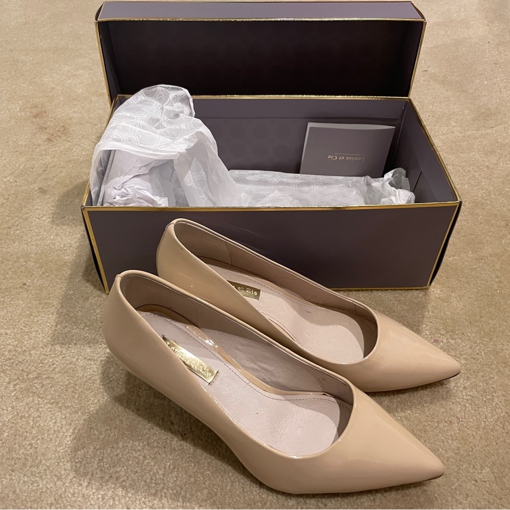 louise et cie cream colored pumps